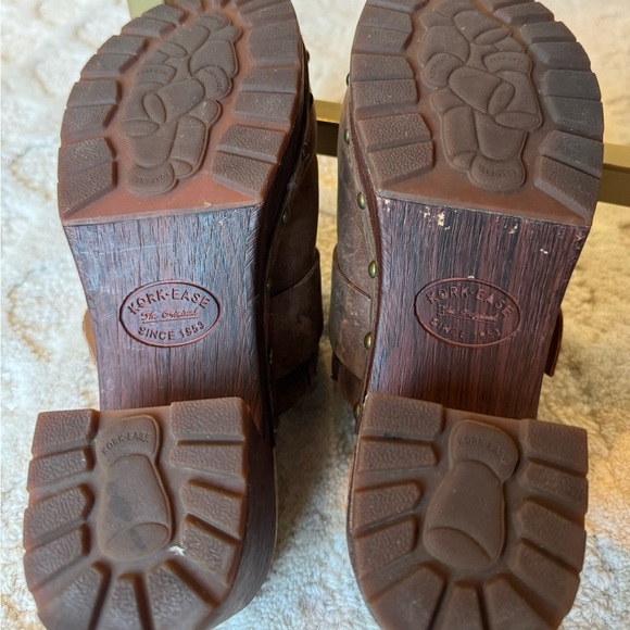 KORK-EASE leather platform clogs Size 8. - Picture 4 of 4